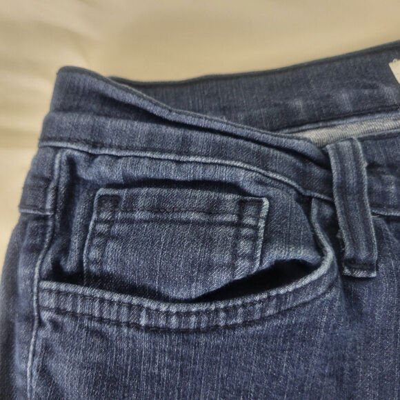 Flying Monkey Jeans Juniors 7 Blue Low Rise Denim Womens Skinny Leg Distressed - Picture 12 of 16